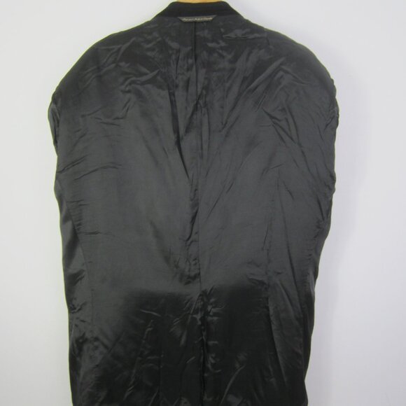 Jack Victor Sport Coat Mens 48L Black Loro Piana Italy 100% Cashmere Blazer - Picture 6 of 15
